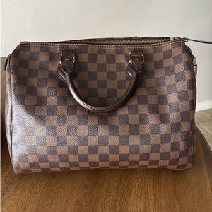 Louis Vuitton Brown Checkered Bag